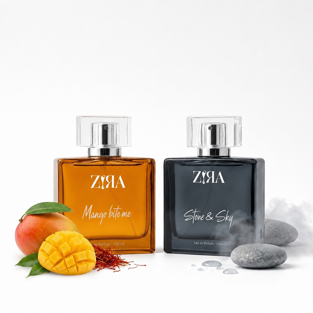 Set Of 2 Mango & Stone & Sky
